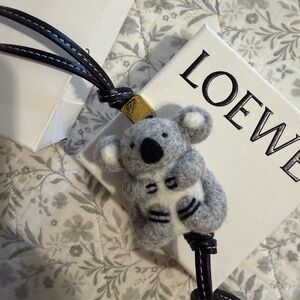 LOEWE wool-felt bag charm